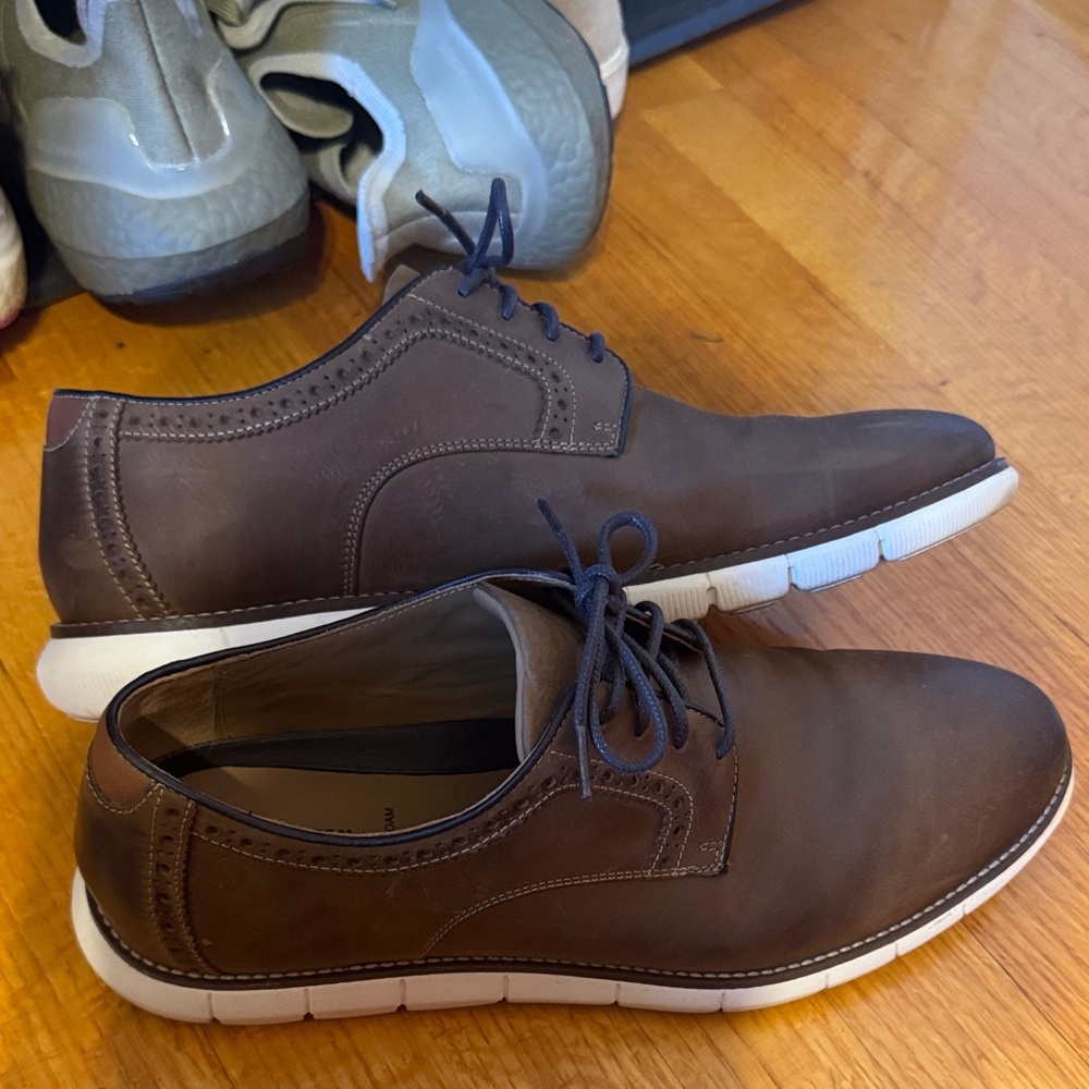 Johnston & Murphy Dark Brown Oxfords Size 11